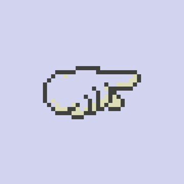 A pixel art icon representing one of the motifs of the witty short stories collected in Sempiternity.
